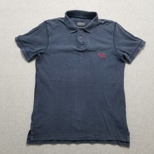 Dricoper Polo Shirt Mens Medium Blue Short Sleeve
